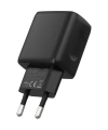Realpower 25W PPS PD USB-C Hızlı Şarj Adaptörü Şarj Aleti Siyah TC25WBK