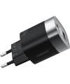 Realpower 33W GaN USB-C ve USB-A Çift Çıkışlı Dijital Göstergeli PD Hızlı Şarj Adaptörü Şarj Aleti Siyah TC33WBK