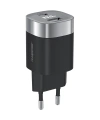 Realpower 33W GaN USB-C ve USB-A Çift Çıkışlı Dijital Göstergeli PD Hızlı Şarj Adaptörü Şarj Aleti Siyah TC33WBK