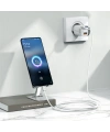 Realpower 33W GaN USB-C ve USB-A Çift Çıkışlı Dijital Göstergeli PD Hızlı Şarj Adaptörü Şarj Aleti Beyaz TC33WWH