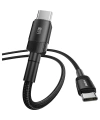 Realpower 60W USB-C to USB-C Örgülü Hızlı Şarj ve Data Kablosu 1 Metre Siyah CA-60WCCBK