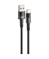 Realpower 66W USB-A to Type-C Örgülü Hızlı Şarj ve Data Kablosu 1 Metre Siyah CA-66WUCBK