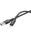 Realpower 2.4A USB-A to Lightning Örgülü Hızlı Şarj ve Data Kablosu 1 Metre Siyah CA-24AULBK2