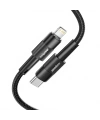 Realpower 20W USB-C to Lightning Örgülü Hızlı Şarj ve Data Kablosu 1 Metre Siyah CA-20WCLBK2