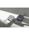 Realpower 10000mAh 22.5W Hızlı Şarj Powerbank Gri Dahili Kablolu Taşınabilir Şarj Cihazı LED Göstergeli PB10KGR