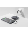 Realpower 10000mAh 22.5W Hızlı Şarj Powerbank Gri Dahili Kablolu Taşınabilir Şarj Cihazı LED Göstergeli PB10KGR