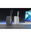 Realpower 10000mAh 22.5W Hızlı Şarj Powerbank Silver Dahili Kablolu Taşınabilir Şarj Cihazı LED Göstergeli PB10KSL