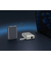 Realpower 20000mAh 22.5W Hızlı Şarj Powerbank Gri Dahili Kablolu Taşınabilir Şarj Cihazı LED Göstergeli PB20KGR