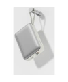 Realpower 20000mAh 22.5W Hızlı Şarj Powerbank Silver Dahili Kablolu Taşınabilir Şarj Cihazı LED Göstergeli PB20KSL