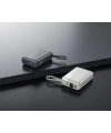Realpower 20000mAh 22.5W Hızlı Şarj Powerbank Silver Dahili Kablolu Taşınabilir Şarj Cihazı LED Göstergeli PB20KSL
