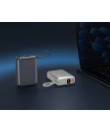 Realpower 20000mAh 22.5W Hızlı Şarj Powerbank Silver Dahili Kablolu Taşınabilir Şarj Cihazı LED Göstergeli PB20KSL