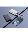 Realpower 10000mAh 22.5W Hızlı Şarj Powerbank Gri Dahili Kablolu Taşınabilir Şarj Cihazı LED Göstergeli PB10KGR2
