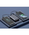 Realpower 10000mAh 22.5W Hızlı Şarj Powerbank Gri Dahili Kablolu Taşınabilir Şarj Cihazı LED Göstergeli PB10KGR2
