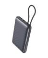Realpower 10000mAh 22.5W Hızlı Şarj Manyetik MagSafe Powerbank Gri Dahili Kablolu Taşınabilir Şarj Cihazı LED Göstergeli PB10KGR3