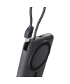 Realpower 10000mAh 22.5W Hızlı Şarj Manyetik MagSafe Powerbank Gri Dahili Kablolu Taşınabilir Şarj Cihazı LED Göstergeli PB10KGR3