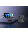 Realpower 10000mAh 22.5W Hızlı Şarj Manyetik MagSafe Powerbank Gri Dahili Kablolu Taşınabilir Şarj Cihazı LED Göstergeli PB10KGR3