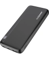 Realpower 10000mAh 20W Hızlı Şarj Powerbank Siyah Taşınabilir Şarj Cihazı LED Göstergeli PB10KBK