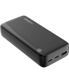Realpower 20000mAh 20W Hızlı Şarj Powerbank Siyah Taşınabilir Şarj Cihazı LED Göstergeli PB20KBK
