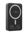 Realpower 10000mAh R Mag Air Pro MagSafe 20W Hızlı Manyetik Kablosuz Powerbank Siyah Titanyum MP-10KBT