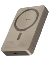 Realpower 10000mAh R Mag Air Pro MagSafe 20W Hızlı Manyetik Kablosuz Powerbank Çöl Titanyum MP-10KDT