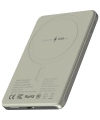 Realpower 5000mAh R Mag Slim MagSafe 20W Hızlı Manyetik Kablosuz Powerbank Natürel Titanyum MP-5KNT2