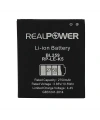 RealPower Lenovo Uyumlu K5 Plus Batarya Li-Polymer Uzun Ömürlü Pil