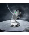 Realpower 3ü 1 Arada MagSafe Manyetik Kablosuz Şarj Cihazı Silver RP-WSW