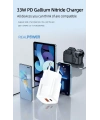 Realpower 33W GaN USB-C PD Hızlı Şarj Adaptörü Şarj Aleti ve USB-C to USB-C Kablo Seti Beyaz RP-CG33CW