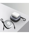 Realpower 10000mAh 20W 3ü 1 Arada Kablosuz Hızlı Şarj Powerbank Açık Gri RP-PB1101