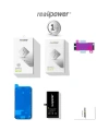 RealPower Apple Uyumlu iPhone 12 Mini Batarya 2600mAh Yüksek Kapasiteli Güçlendirilmiş Pil