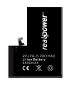 RealPower Apple Uyumlu iPhone 15 Pro Max Batarya 4850mAh Yüksek Kapasiteli Güçlendirilmiş Pil
