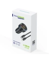 Realpower 38W USB-C ve USB-A Çift Çıkışlı PD Hızlı Araç Şarj Adaptörü ve USB-C to Lightning Kablo Seti RP-CC38W