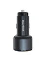 Realpower 48W USB-C ve USB-A Çift Çıkışlı PD Hızlı Araç Şarj Adaptörü ve USB-C to USB-C Kablo Seti RP-CC48W