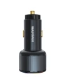 Realpower 125W USB-C1/C2/A 3 Çıkışlı PD Hızlı Araç Şarj Adaptörü ve USB-C to USB-C Kablo Seti RP-CC125W