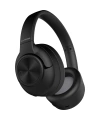 Realpower RealBuds Max Bluetooth Kulaküstü Kulaklık Siyah ANC + ENC Gürültü Önleyici Dokunmatik Kontrol HD Mikrofonlu Type-C Hızlı Şarjlı RP-RBM