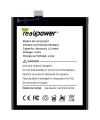 RealPower OnePlus Uyumlu 5 5T Batarya 3210mAh Li-Polymer Uzun Ömürlü Pil