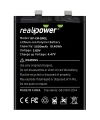RealPower Xiaomi Uyumlu Redmi K60 Pro Batarya Li-Polymer Uzun Ömürlü Pil