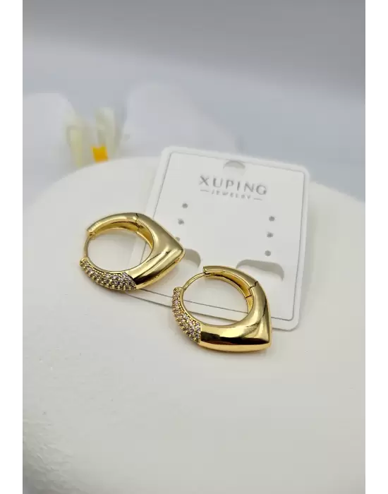 14K Xuping Çelik küpe