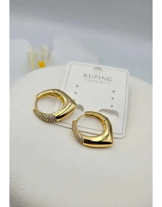 14K Xuping Çelik küpe