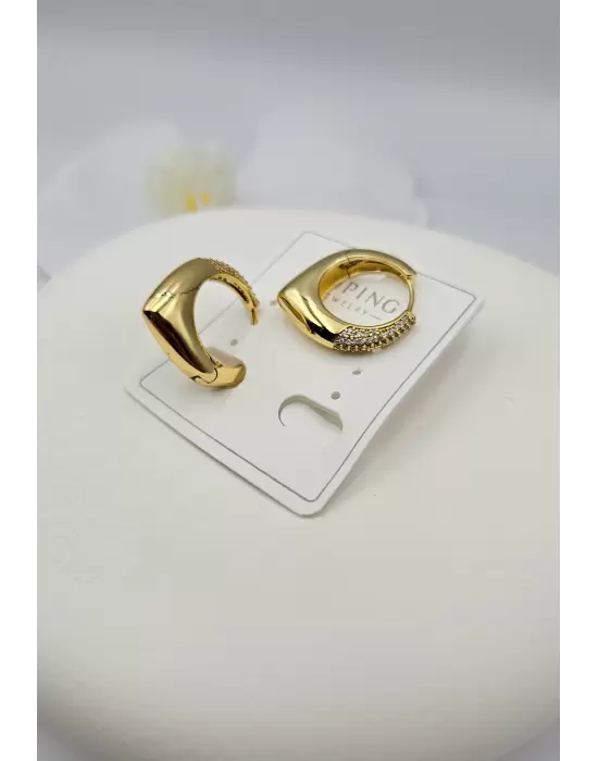 14K Xuping Çelik küpe