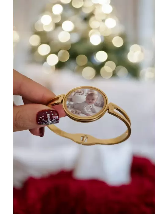 Fotoğraflı Kelepçe Bileklik kaburga model
