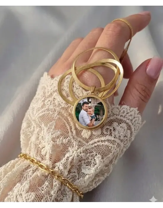 Anı Kolyesi İtalyan Zincir