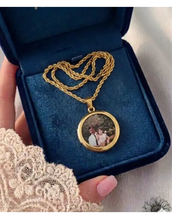 Anı Kolyesi Burgu Zincir