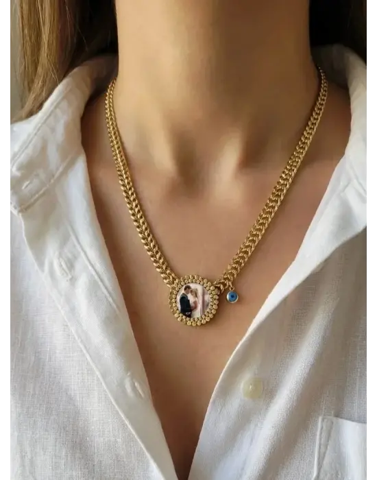 Anı Kolyesi Hasır Model Clasic