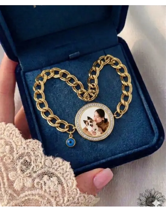 Fotoğraflı Bileklik Samanyolu Zincir