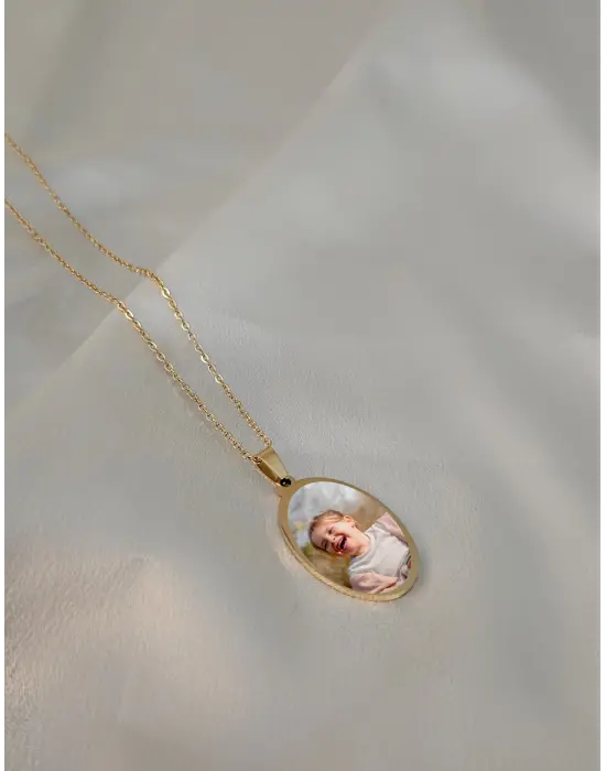 Anı Kolyesi Oval Model