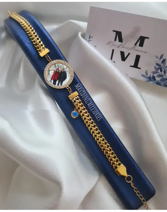 Anı Seti Fotoğraflı Kolye ve Bileklik