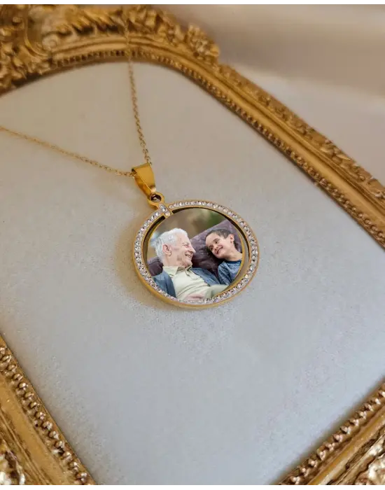 Taşlı Anı Kolyesi