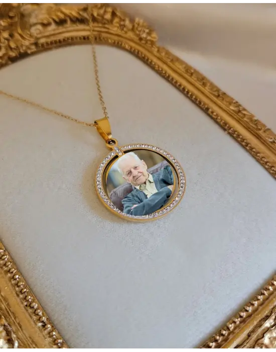 Taşlı Anı Kolyesi