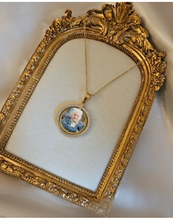 Taşlı Anı Kolyesi